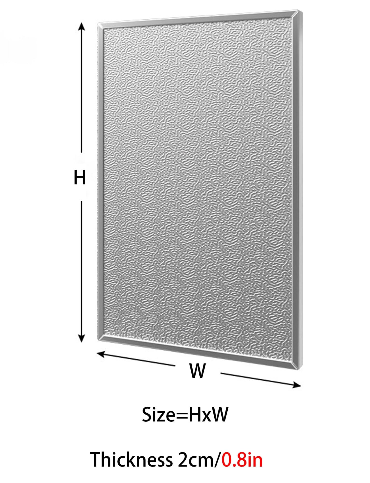 Protector magnético de salpicaduras de cocina de grado profesional: escudo de aluminio autoadhesivo resistente al calor y al aceite, 80 x 60 cm para protección contra helados y encimeras.