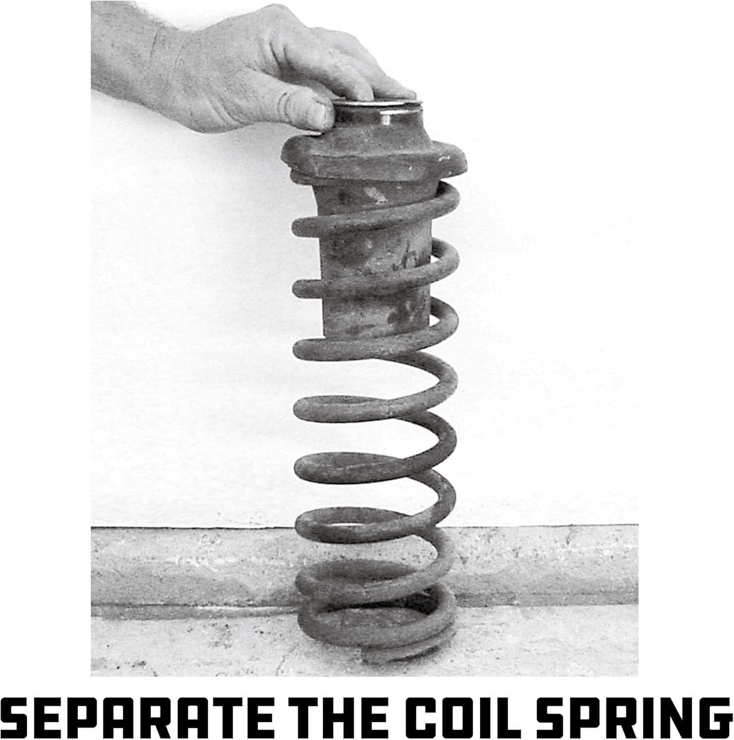 Powerbuilt Strut Coil Spring Compressor for Macpherson Struts, Heavy Duty Steel Tool for Safe Coil Spring Removal and Installation – 940562