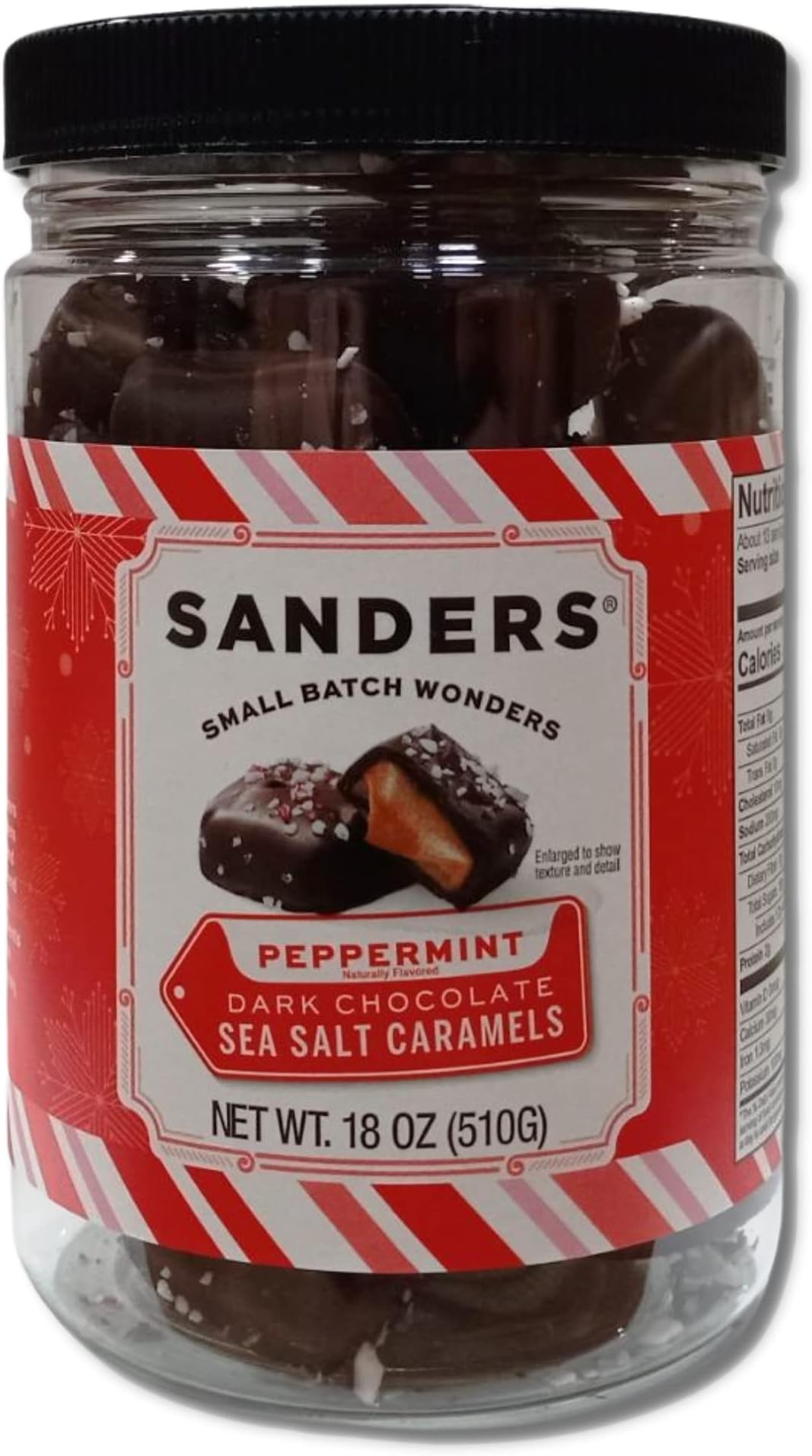 Sanders® Milk Chocolate Sea Salt Caramel Pecan Clusters Bag, 7 Oz