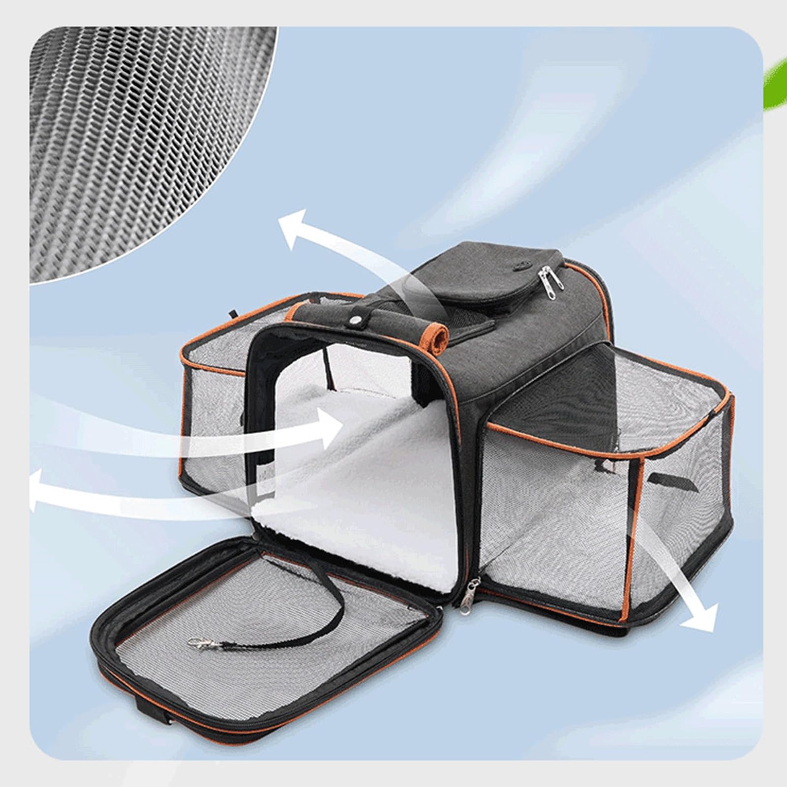 Mochila transportadora de bolsas para mascotas, uso para cachorros, viajes al aire libre, portátil, suave, transportadores de mascotas al aire libre, para perros y gatos