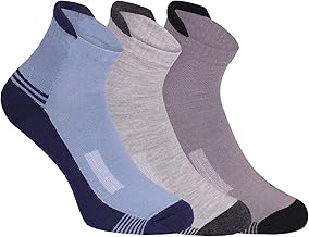 Men's Low Cut Socks I Non-Slip with Ankle Length Combed Cotton with Soft Breathable I Anti-Microbial, Anti-Odor I Free Size Comfortable Sock for Casual Sports Running & Hiking (3 Pair)