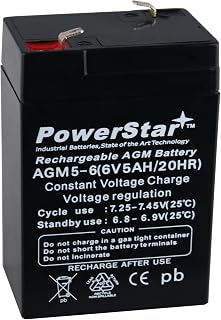 PowerStar® 6V 4AH for (SBS640) Maintenance-free Battery - 2 Year Warranty