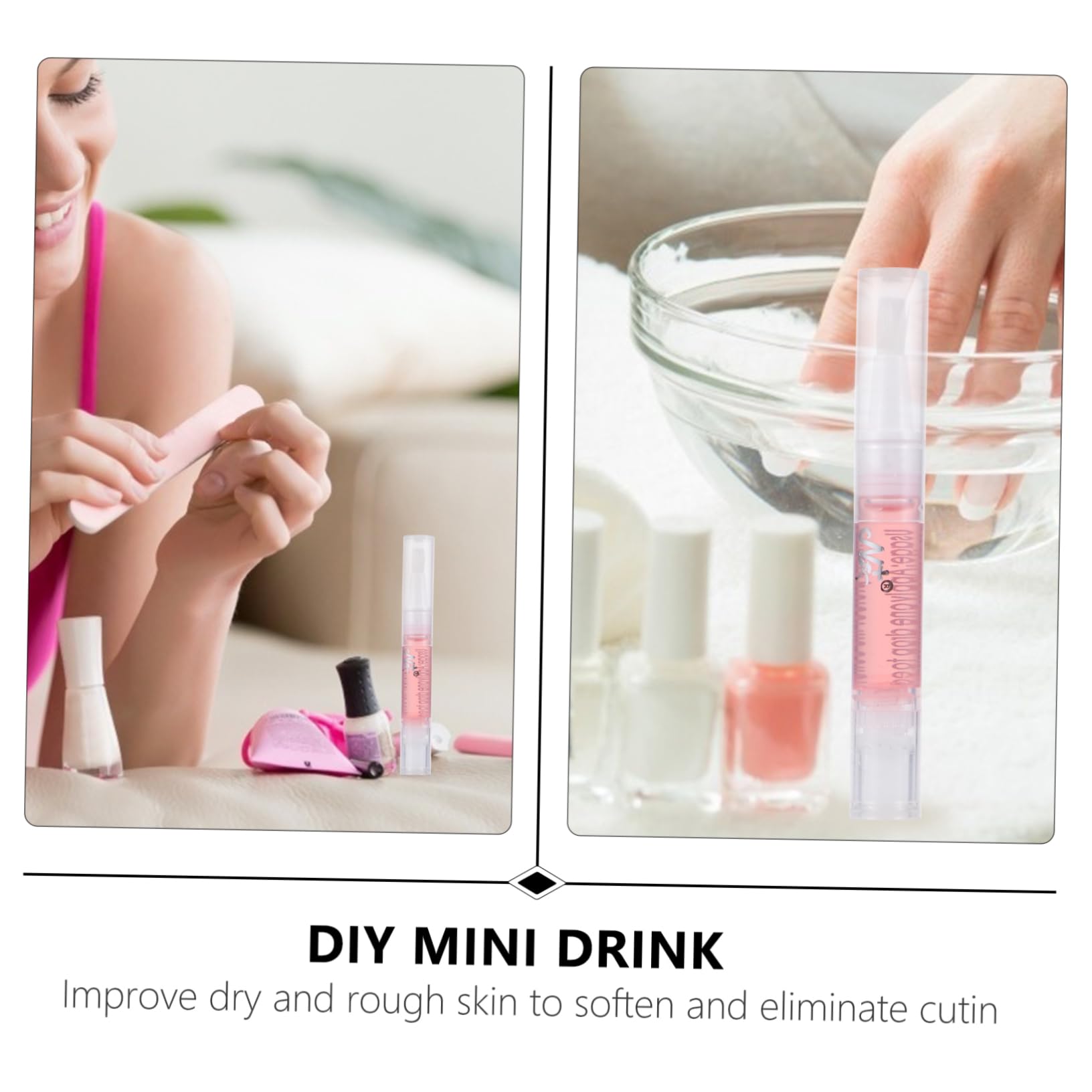 Healeved 24piezas Nutriente Para Cutículas Lápiz Hidratante Para Cuidado De Uñas Para Manicura y Reparación De Para Salones y Casa