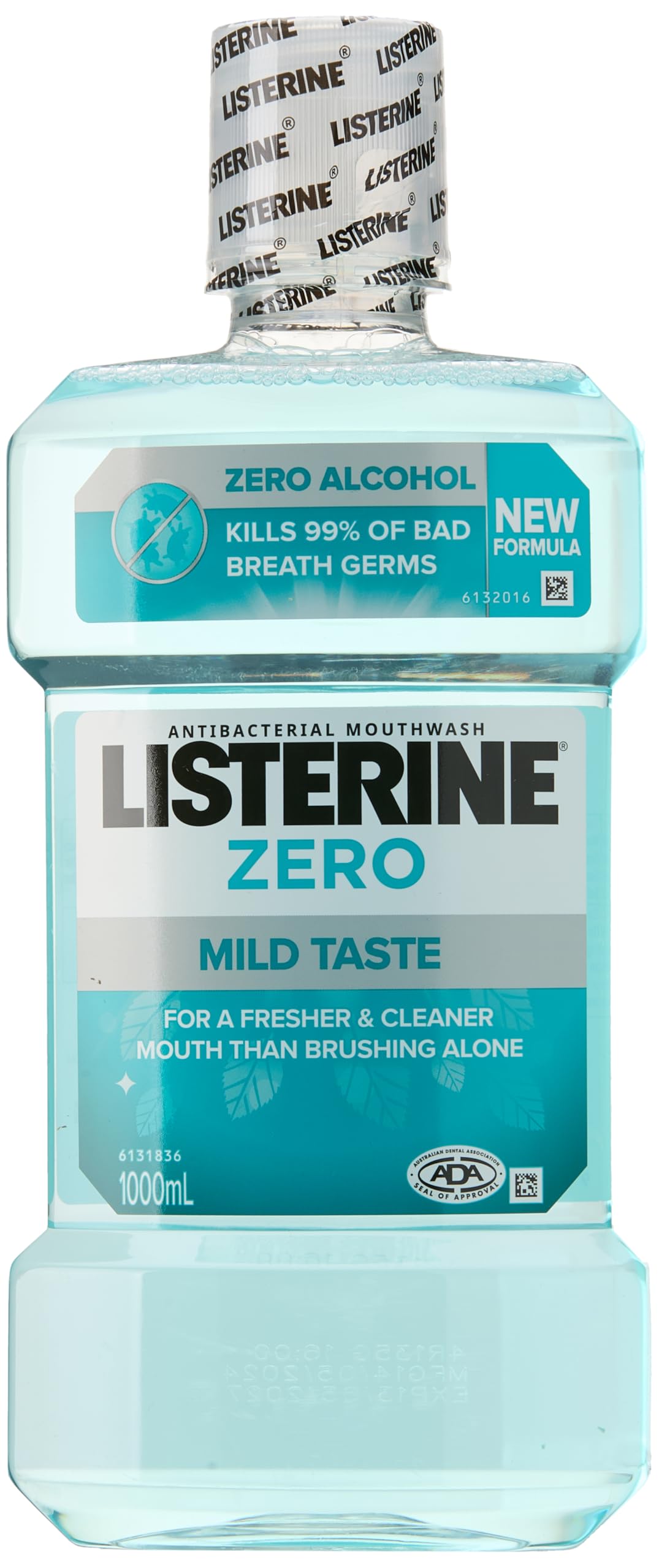 Listerine Zero Alcohol Antibacterial Mouthwash1L|Provides long lasting fresh breath
