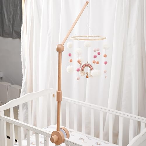Miniatura 2 de Brazo móvil para cuna  Soporte móvil de madera para cuna  Decoración de guardería para niños y niñas recién nacidos