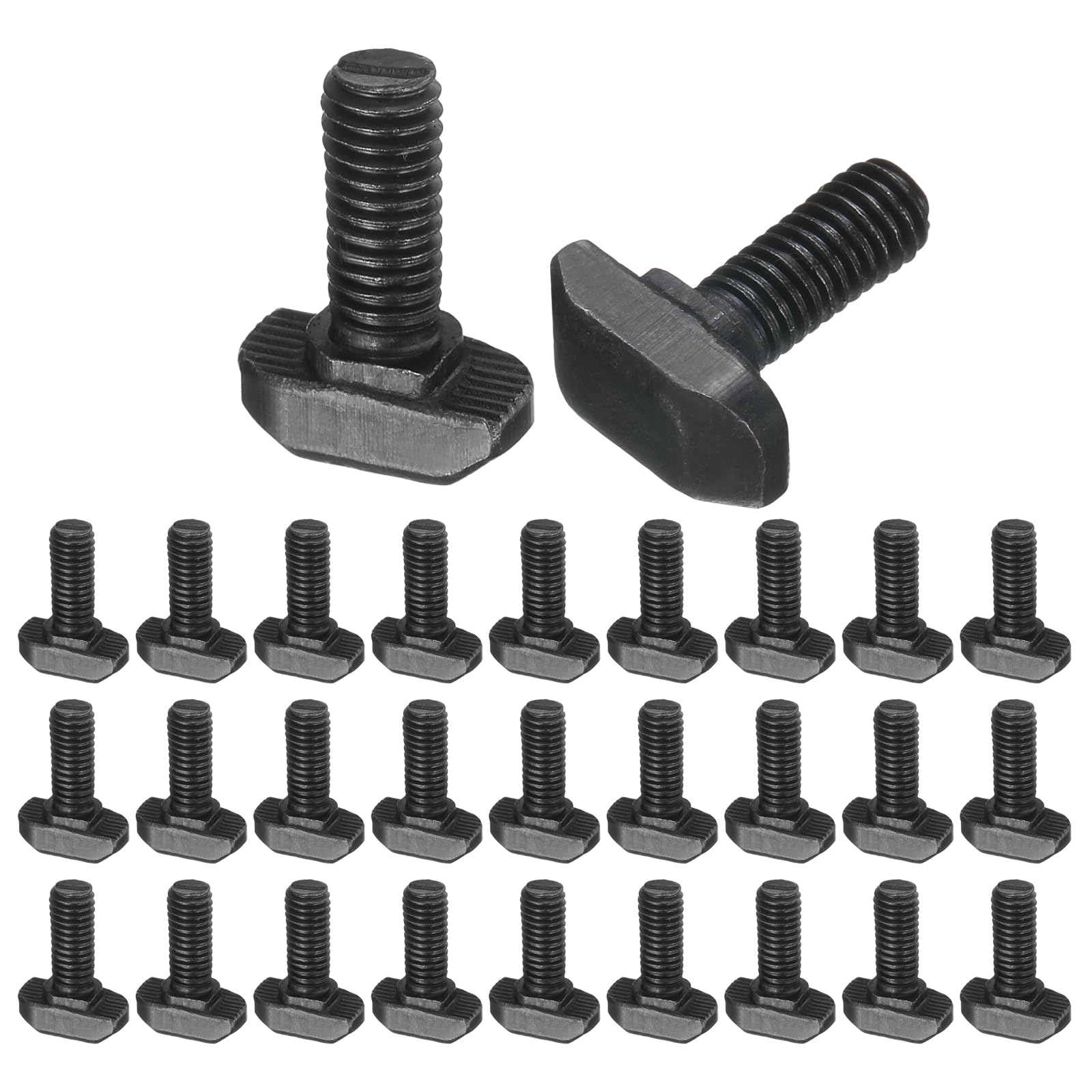 Pernos con ranura en T M6 para perfil de aluminio europeo serie 30, cabeza de martillo uxcell 8