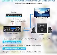 Vista 5 de Sistema de micrófono inalámbrico recargable de 4 canales Pro, micrófonos inalámbricos de mano de metal UHF inalámbrico para cantar karaoke