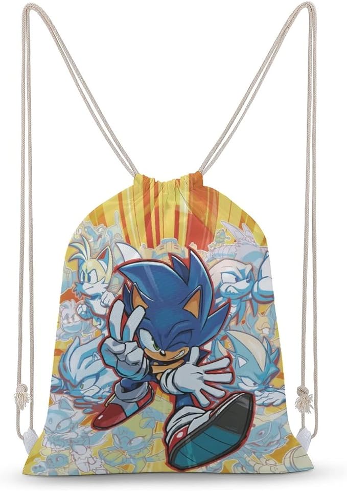 Amazon Co Jp ソニック ザ ヘッジホッグ Sonic The Hedgehog 軽量 大容量 巾着袋 巾着バック ナップサック ジムサック 体操服入れ サックパック 体操着袋 スポーツバッグ 収納バッグ かわいい おしゃれ 運動 旅行 便利 人気 アニメ キャラクター シューズ バッグ