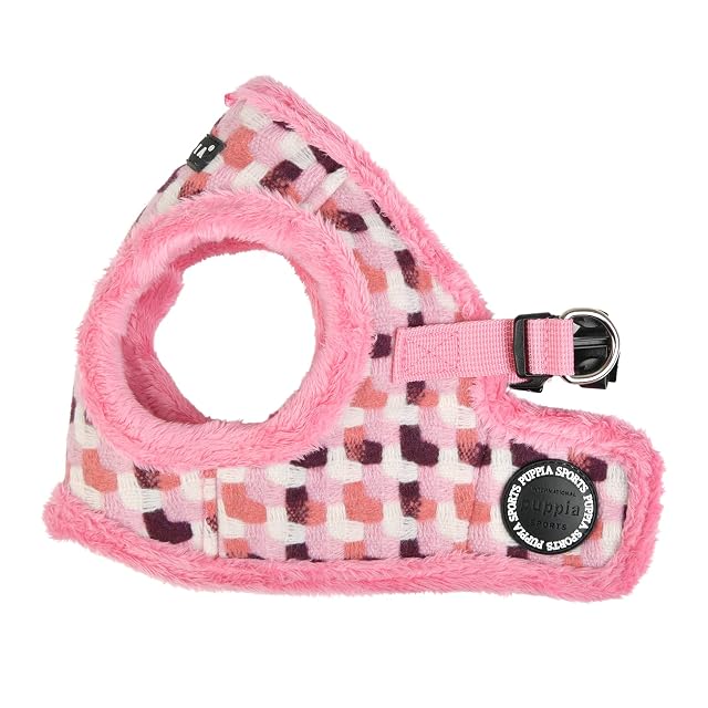 Puppia Arnés para Perros pequeños y medianos - ARNÉS Arden B - Ajustable y cómodo Rosa