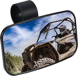 UTV Center Mirror, OFIG UTV Rear View Mirror with 1.5"-2" Mount Compatible with Polaris RZR/Can Am Maverick X3 Commander/Pioneer/Talon/CFMOTO/Kawasaki