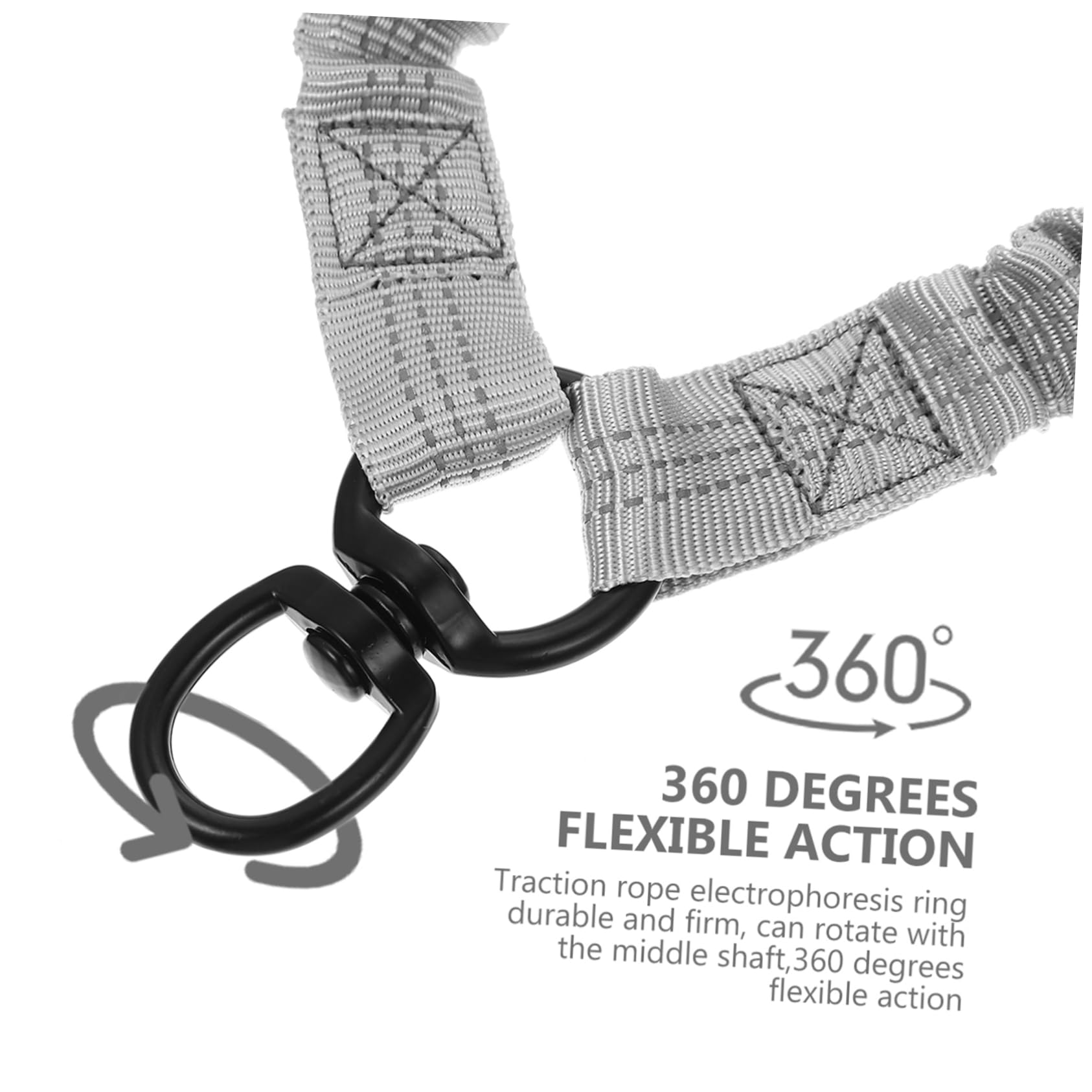 BCOATH Reflective Double Dog Leash Strong Elastic Dog Leash for Outdoor Use Comfortable for Walks Training and Playtime