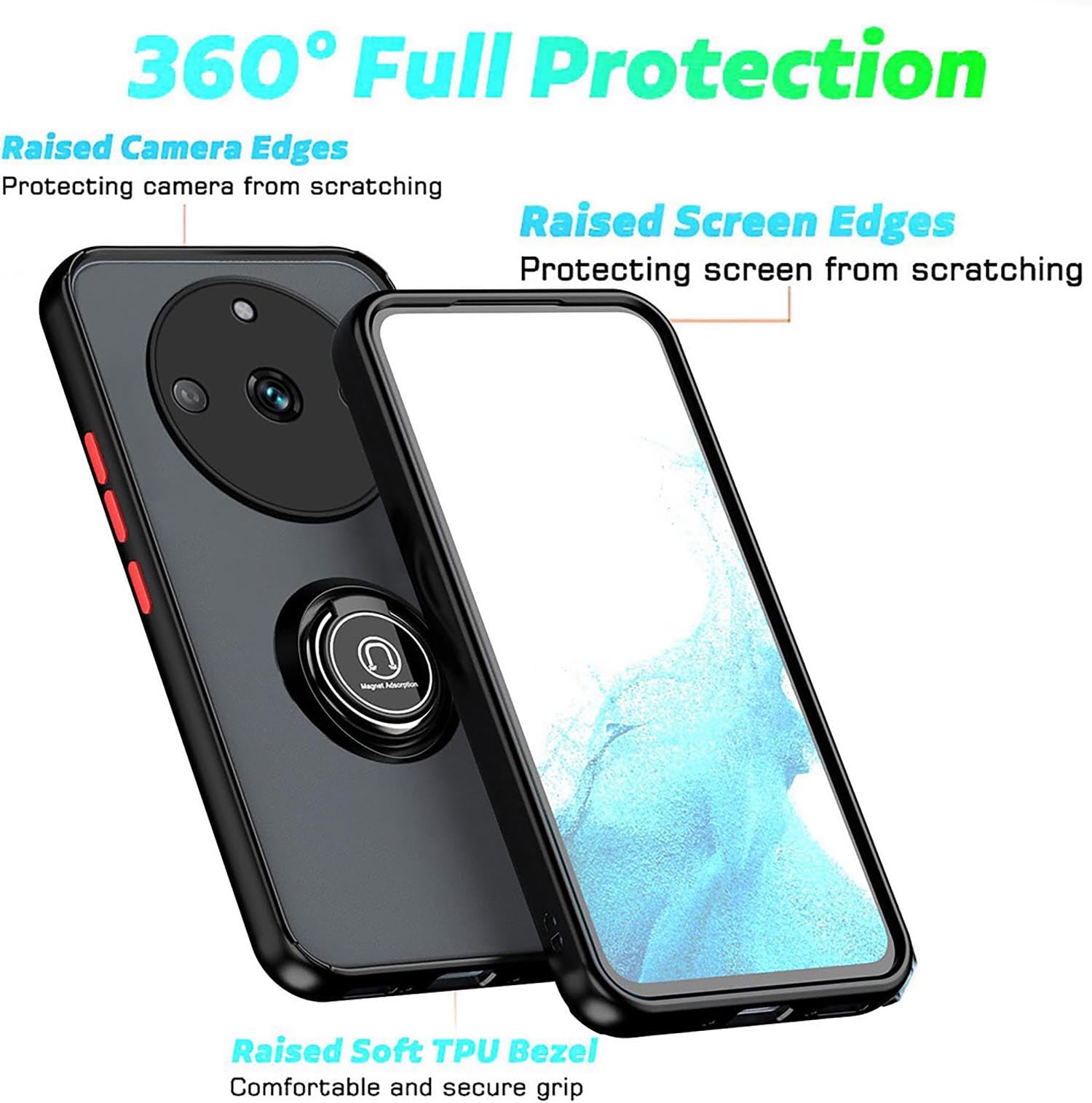 ILING Coque Pour Realme 11 Pro+ 5G/Realme 11 Pro 5G