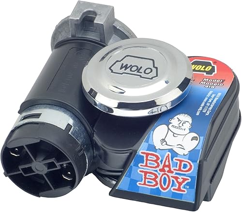 Wolo 419 Bad Boy Air Horn - 12 voltios negro disponible en Yaxa Colombia
