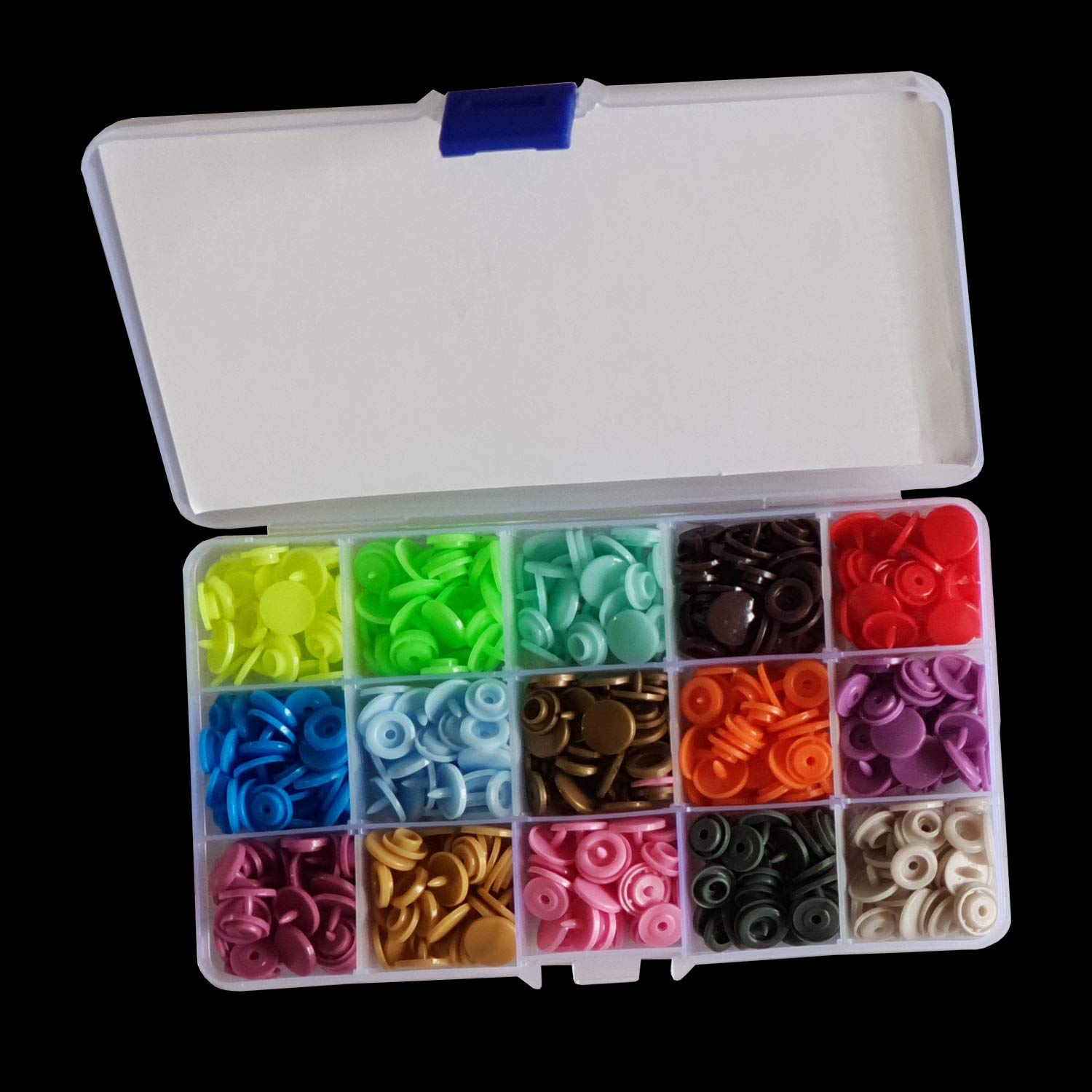 28 slot organizer in plastica staccabile contenitore contenitore portaoggetti per gioielli perline orecchini contenitore strumento gancio da pesca piccoli accessori trasparente bianco