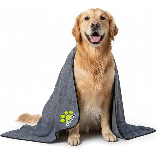 SOFTSPUN Microfiber Pet Towel Medium 60x120 cms