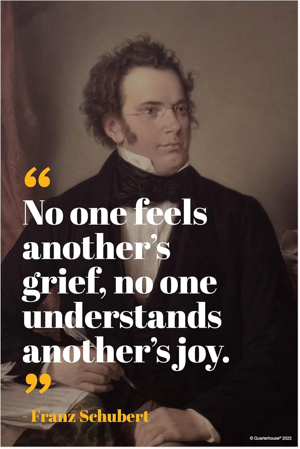 Quarterhouse 8 Poster Music Motivational Quotes Set, Music Classroom Learning Materials for K-12 Students and Teachers, 12 x 18 Inches, Made in USA