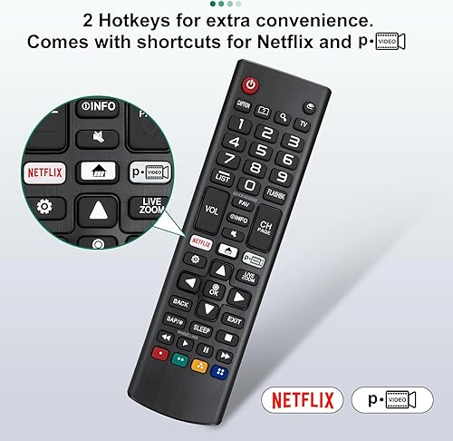 Vista 27 de Control remoto de repuesto solo para todos los televisores Roku, compatible con TCL Roku/Hisense Roku/Onn Roku Series Smart TV