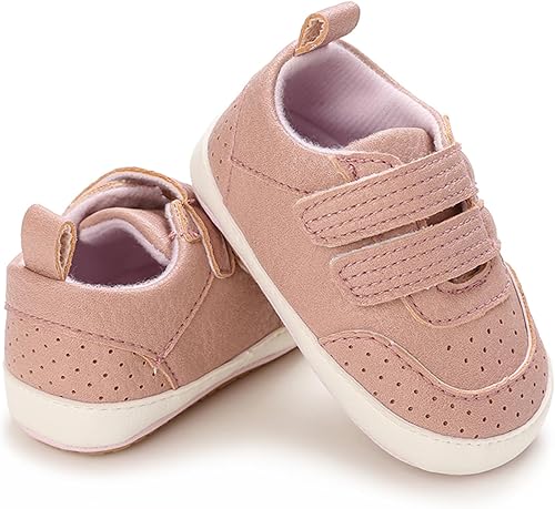 Miniatura 6 de Tenis de tobillo alto unisex para bebés, niños y niñas, suela de goma suave, zapatos de cuna para niños pequeños