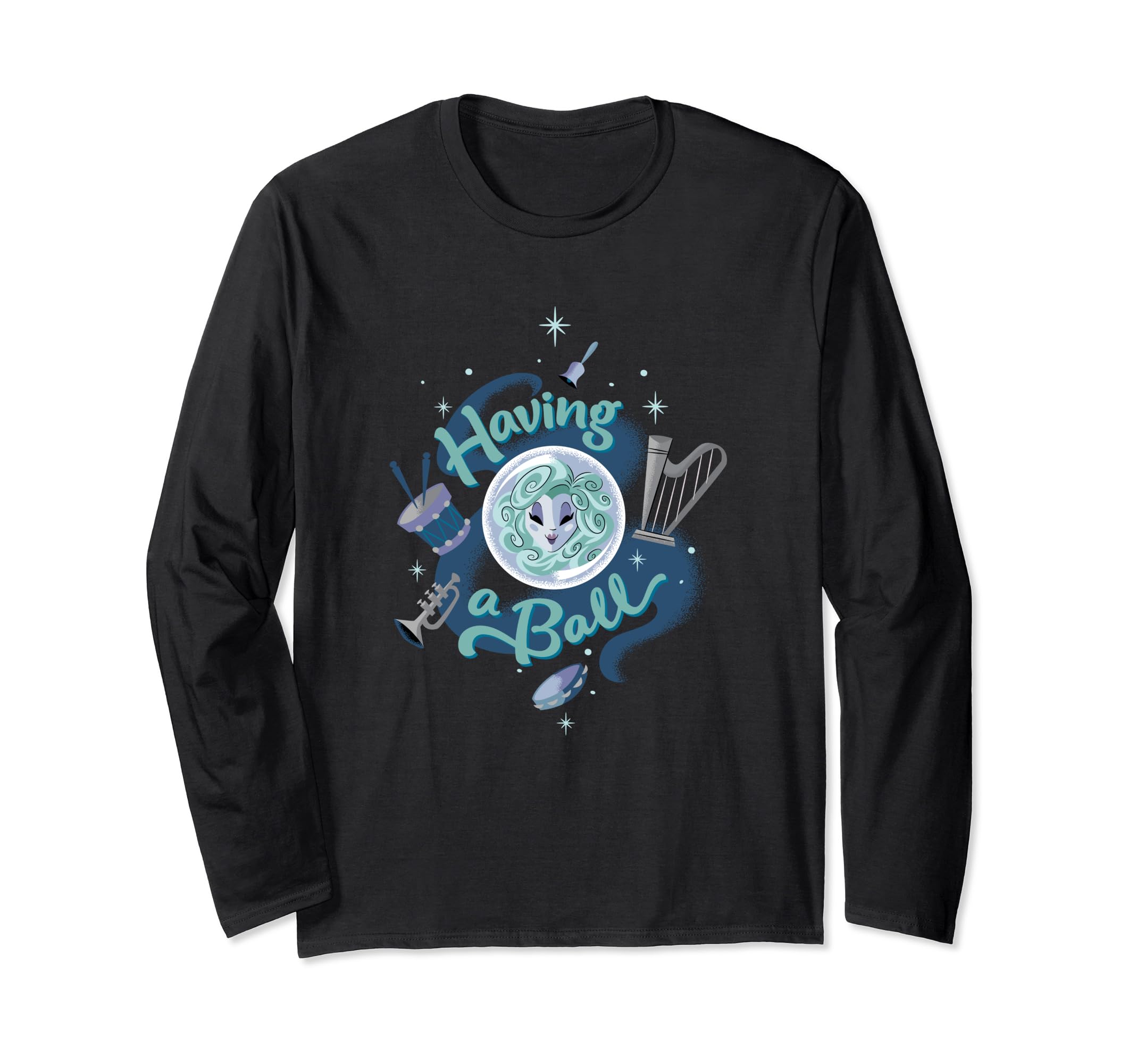DisneyThe Haunted Mansion Having A Ball Madame Leota Portrait Long Sleeve T-Shirt