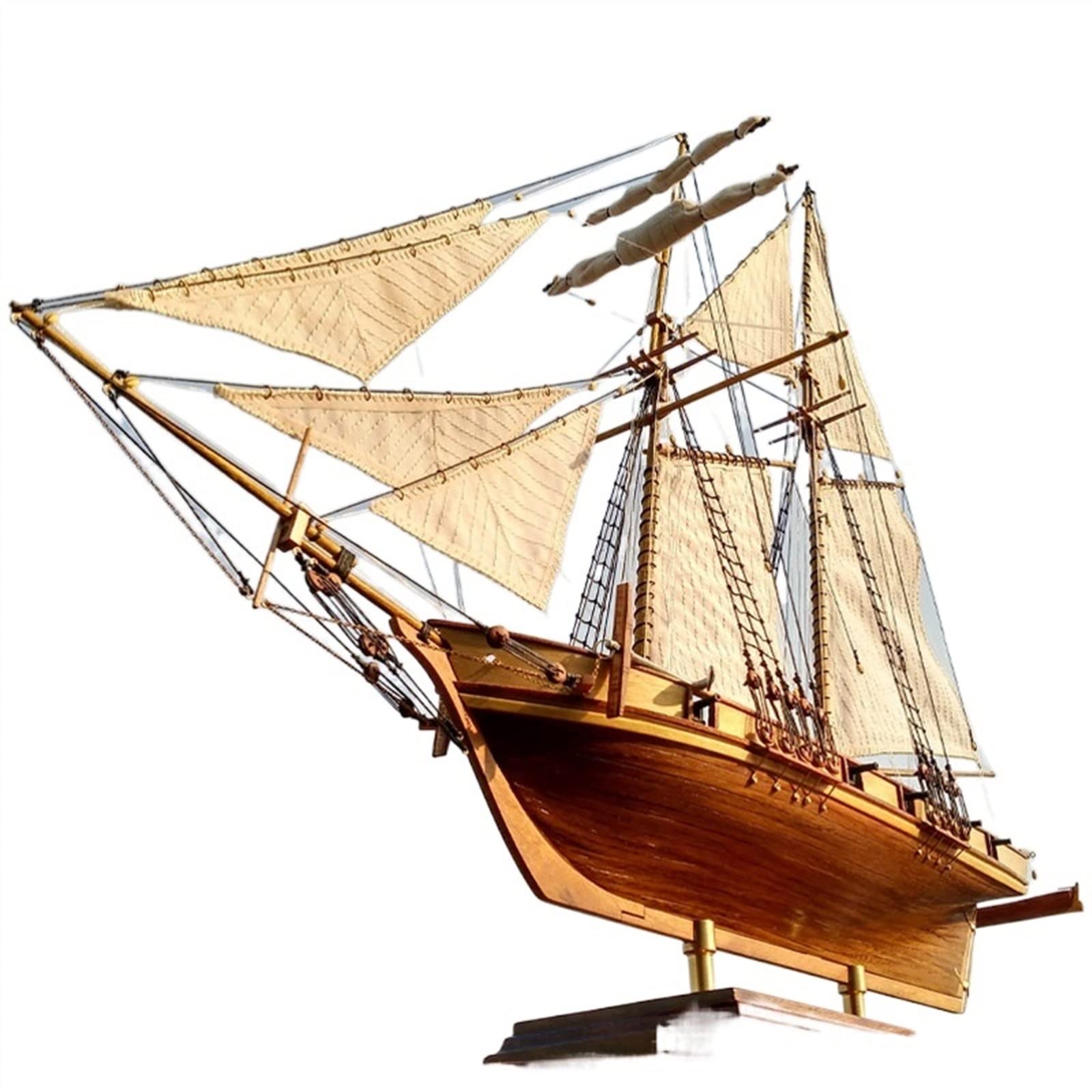 PUCIO Maquette Bateau Viking échelle 1/50 – Kit Construction En Bois Découpé Au Laser, Drakkar Classique à Assembler, 440 Mm
