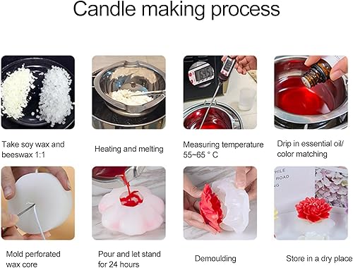 Miniatura 4 de Moldes de silicona en forma de flor de loto 3D, reutilizables, peonía, crisantemo, chocolate, jabón, fondant, pastel, postre, decoración de