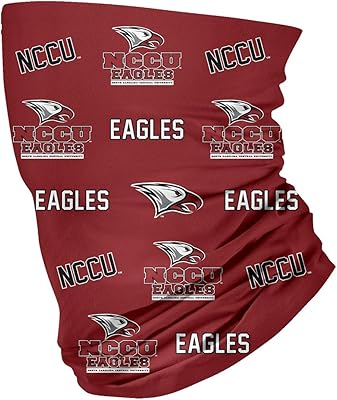 NCCU North Carolina Central Eagles Maroon Neck Gaiter All Over print