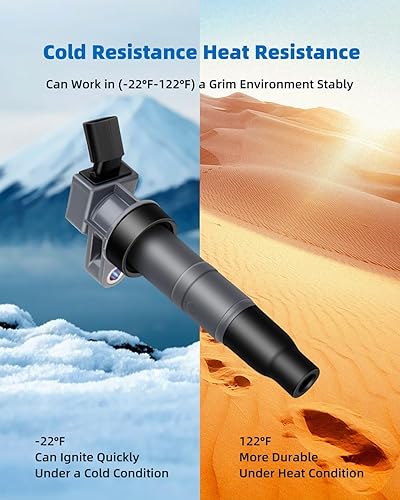 Vista 1803 de ECCPP Bobinas de encendido portátiles de repuesto para automóvil compatibles con Infiniti I30/para Nissan Maxima 3.0L V6 2000-2001 Reemplazo