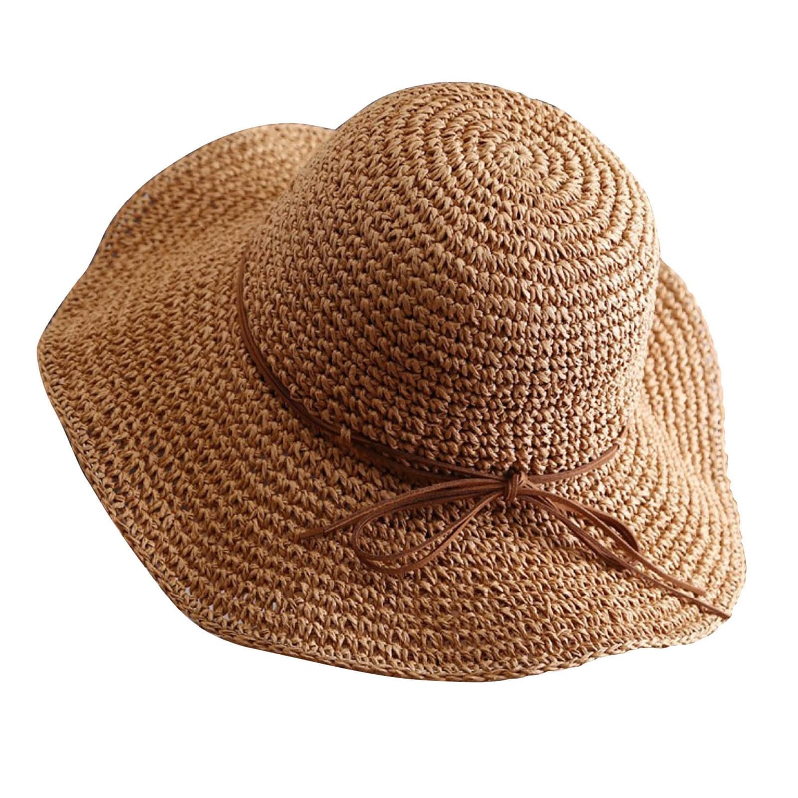 Generic Sombrero flexible para cabeza grande, sombrero de pescador, sombrero de ala grande, sombrero de sol, sombrero de sol, sombrero de playa, sombrero de verano para mujer, sombrero de verano para mujer