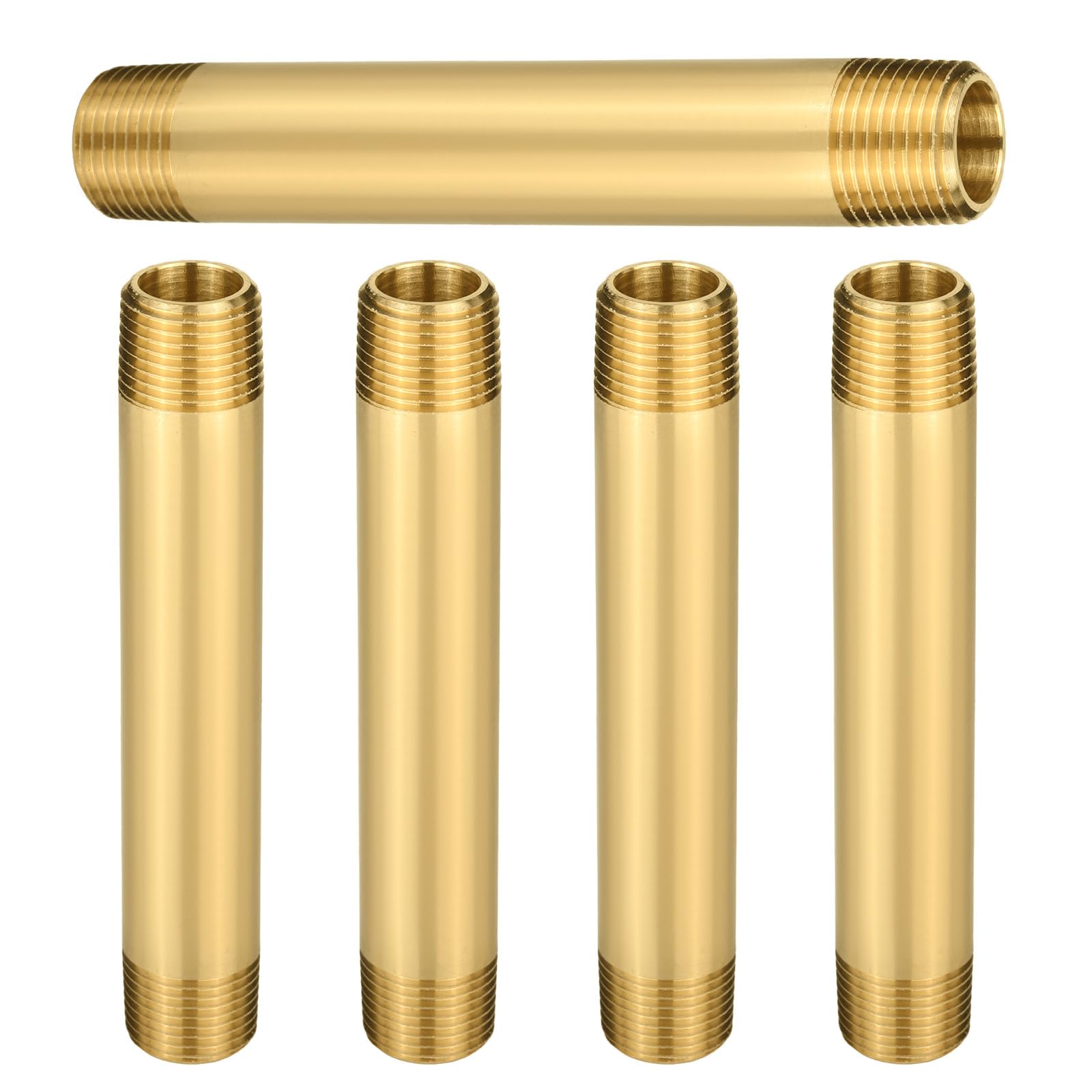 Mamelon laiton 3/8 MNPT EFIELD tube long 10,2 cm haute durabilité