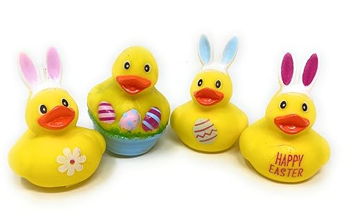 Bulk 24 Pack Easter Jeep Rubber Ducky Assortment - Perfect