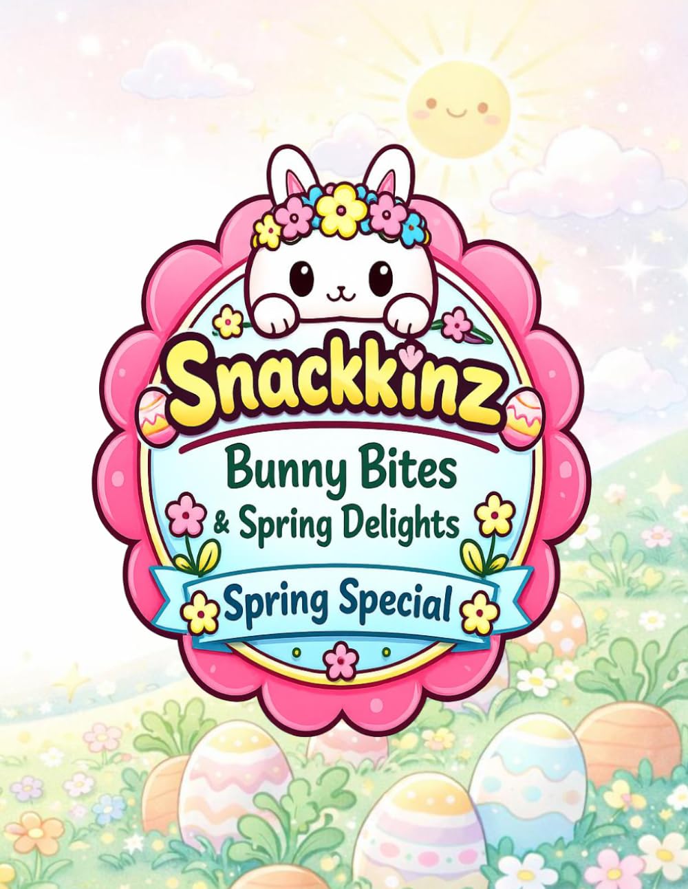 Snackkinz Bunny Bites & Spring Delights Spring Special: Easter Coloring Book for Kids Ages 3–8 with Bunnies, Chicks, Eggs, Spring Scenes, and Fun Activities (The Snackkinz World)