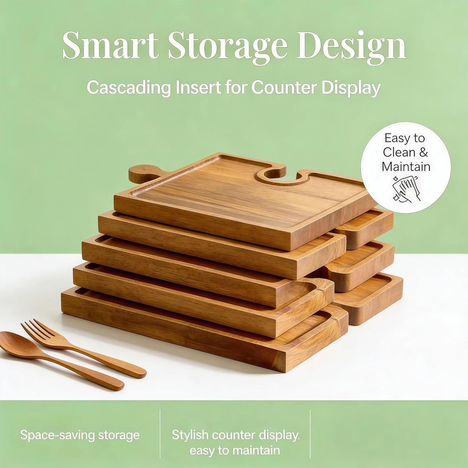 Set Von Käsebretten,4-teiliges Holzpuzzle Servierschale - Küche Puzzle Käse Teller,Geeignet Für Vorspeisen Essen Mit In Apartment Beim Camping Picknick Und Hausheizung