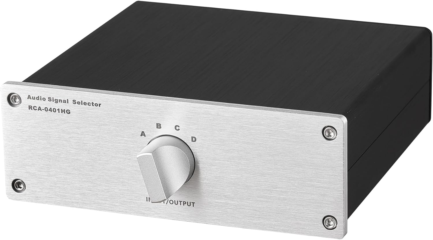 3 to 3 RCA Audio Source Signal Switch Box Manual Passive Audio Splitter 3 in 3 Out L/R Channel Stereo Lossless Selector Silver Plated Shielded Cable (RCA 0303)