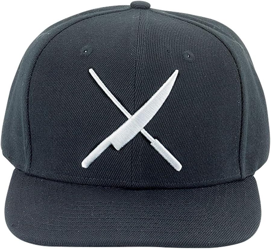 Mercer Culinary M60132BKW Cap, O/S, Black w/Large White Logo