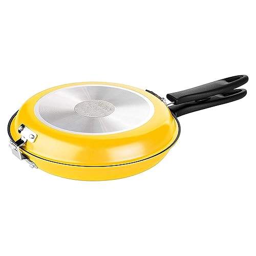 Immagine del prodotto Tescoma 594346 Padella Doppia Girafrittata Antiaderente Per Frittata, Diametro 26 Cm, Giallo