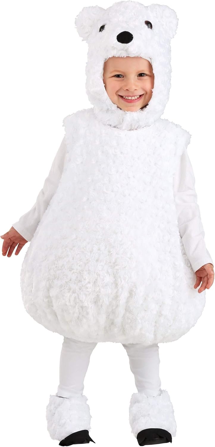 Fun Costumes Toddler Polar Bear Costume - 2T - White - Image 3