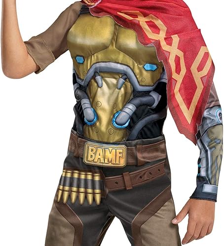 Miniatura 6 de Overwatch McCree Disfraz inspirado en videojuegos para niños, mono acolchado con músculos