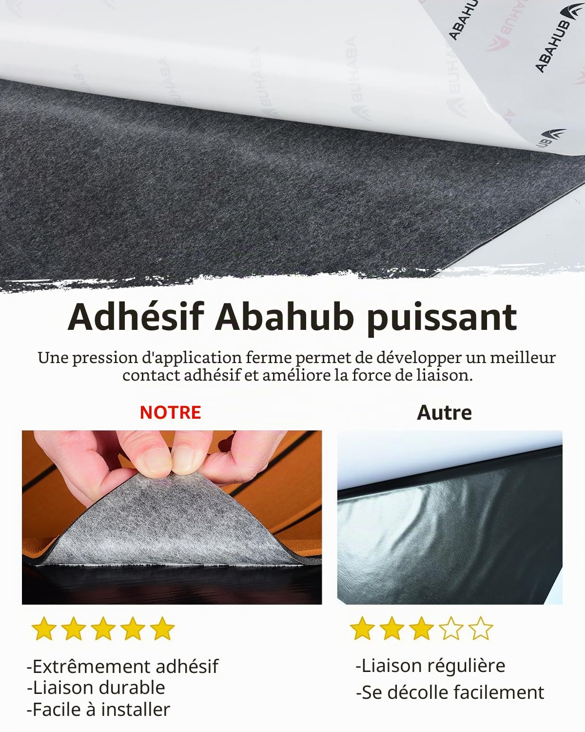 Abahub Revêtement Bateau Moquette Marine Bateau Teck Bateau Raccord EVA Mousse Adhésif Bateau Plancher Antidérapant Faux Teck Marine Bateau Tapis Terrasse 121x42cm, 243cm x6/42/60/73/91/115cm