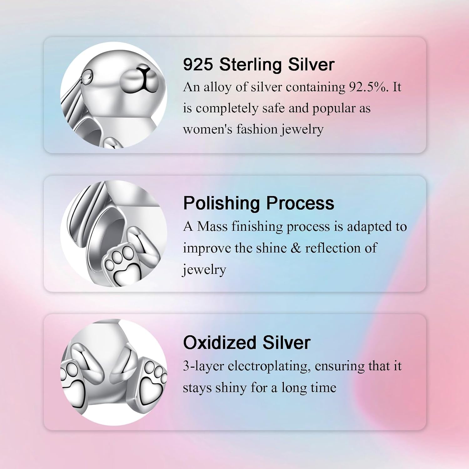 Bible Family Mom Wife Love Heart Dangle Charm 925 Sterling Silver Charms fits Bracelets and Necklace Pendant Bead Charms Jewelry Present for Women Family Friends - Image 5