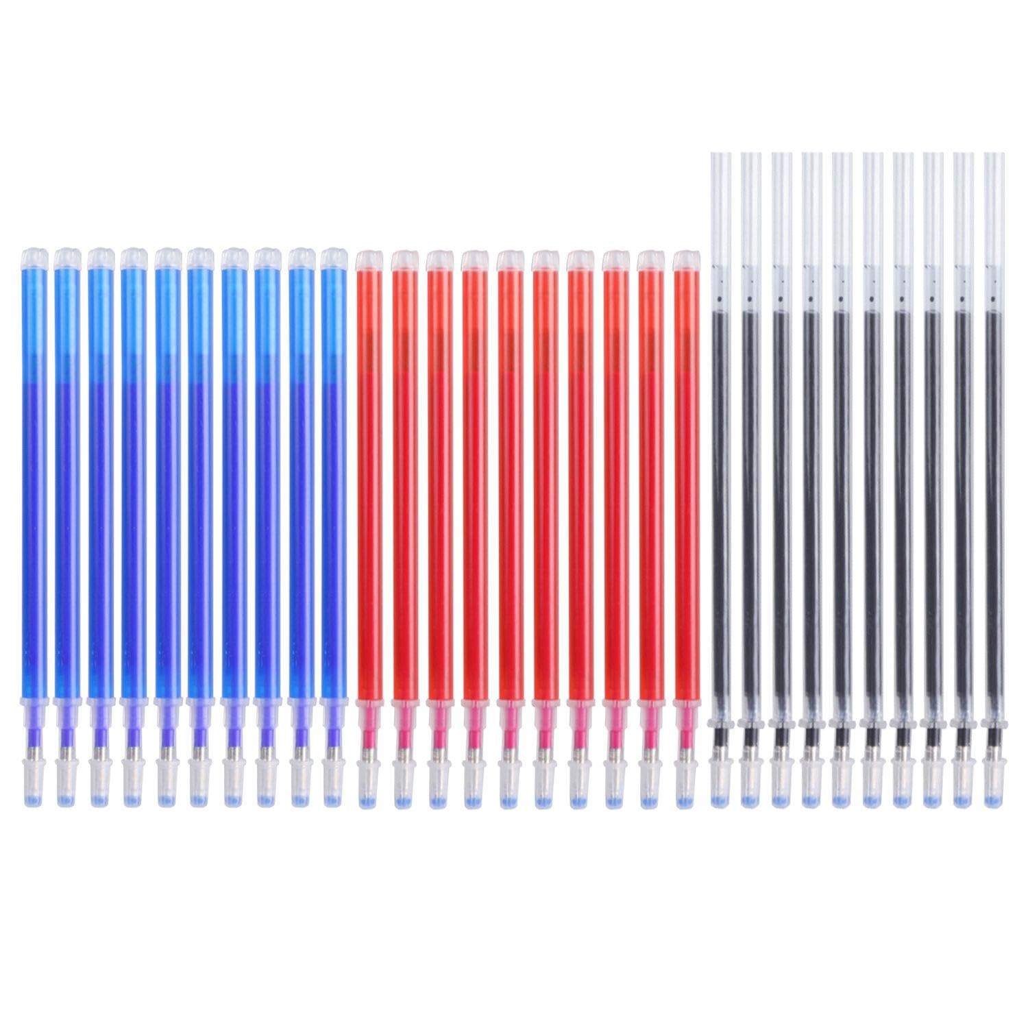 OODJVN 30 High-Temperature Disappearing Refills, Heat-Dissipating Fabric Marker Pens, Heat-Sensitive Erasable Refills, Suitable For Daily, Professional Writing.