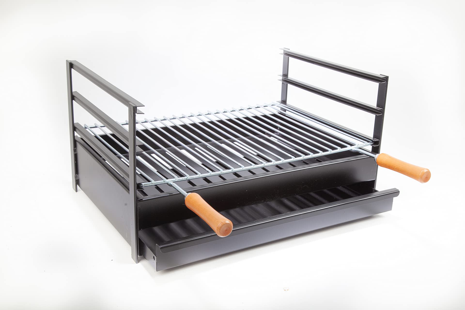 Caldereria Artesana 9461 - Barbacoa Carbón Leña Mesa 600x400x320mm