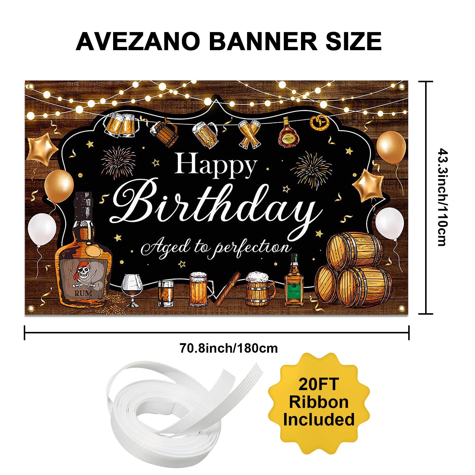 Filmnacht Banner Hollywood – 70,8 X 43,3 Zoll, Fotohintergrund Für Geburtstag, Partys & Events