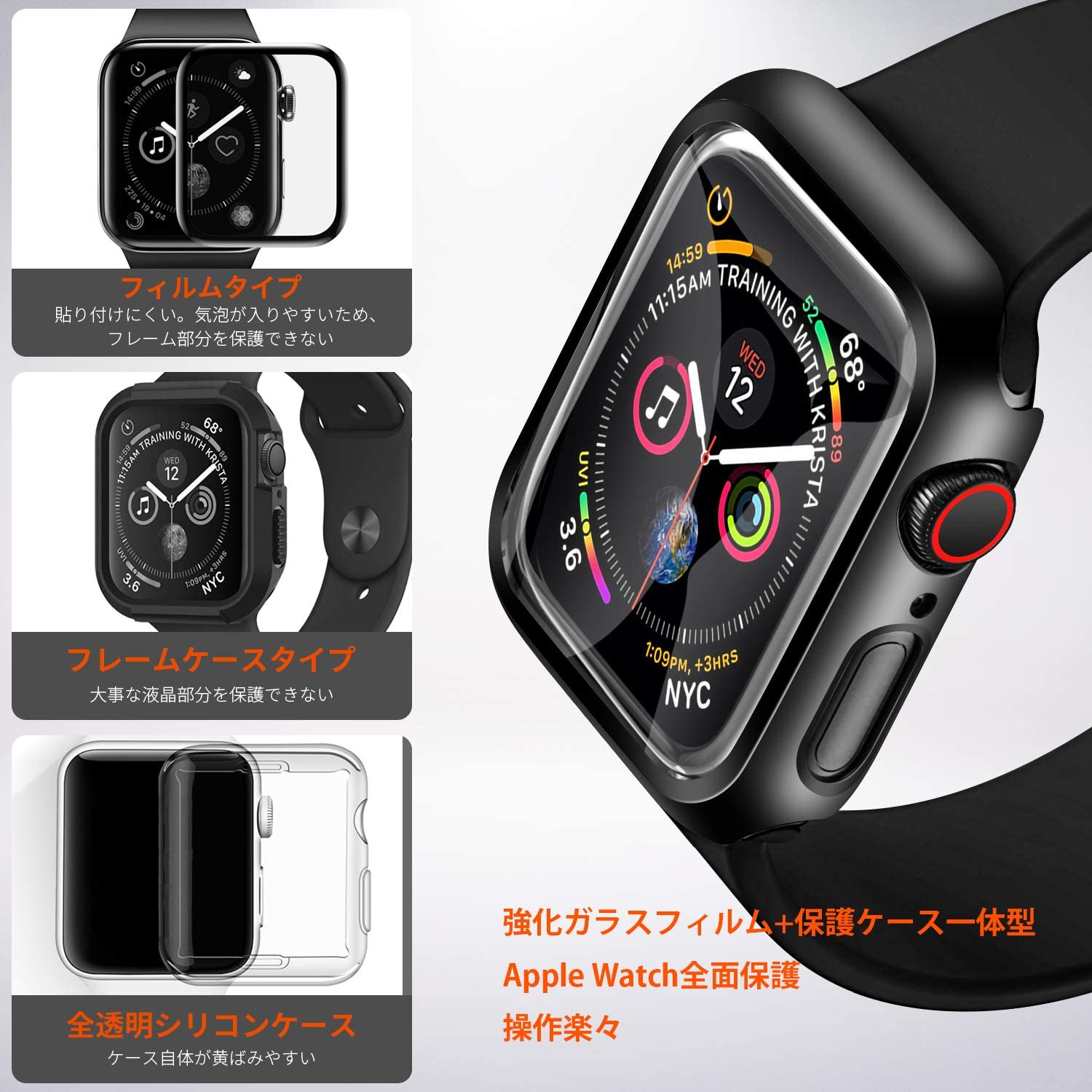 Amazon.co.jp: 【2枚セット】YOFITAR Apple Watch 用 ケース seriesSE2 