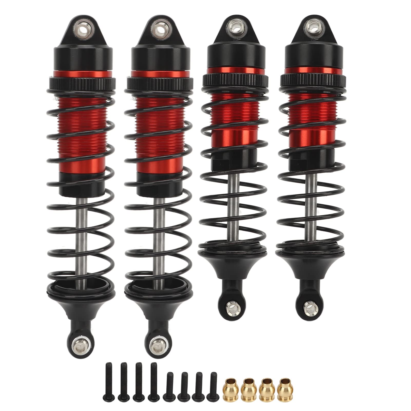 BigKing RC Stoßdämpfer Aus Aluminium – Upgrade-Set Für Traxxas Slash 4X4 TSM 1/10 (blau)