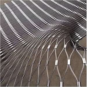 Amazon.com: ezkxoprs Stainless Steel Wire Rope Netting, Flexible Cable ...