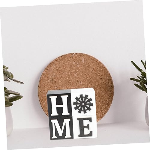 Miniatura 9 de NOLITOY 12 Pcs Home Decoration Ornaments Book Decor Freestanding Home Sign Libros Decorativos Para Mesa De Centro Farmhouse Word Blocks Bookshelf