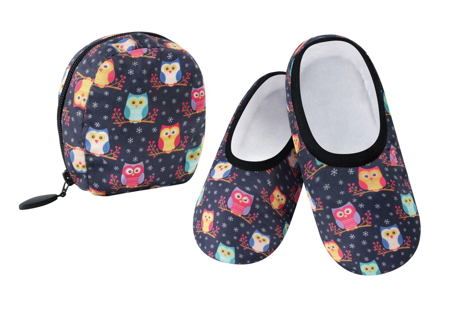 Snoozies Skinnies Travel Slippers for Women
