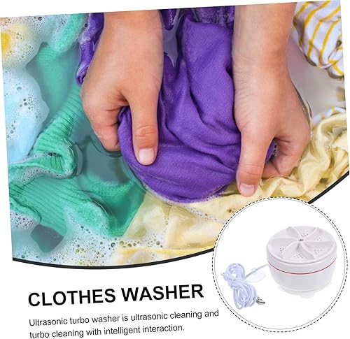 Miniatura 4 de Mini lavadora portátil para viajes, compacta y ligera, para ropa interior, calcetines y artículos, material fácil de usar e instalar