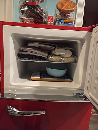 Cute small retro refrigerator