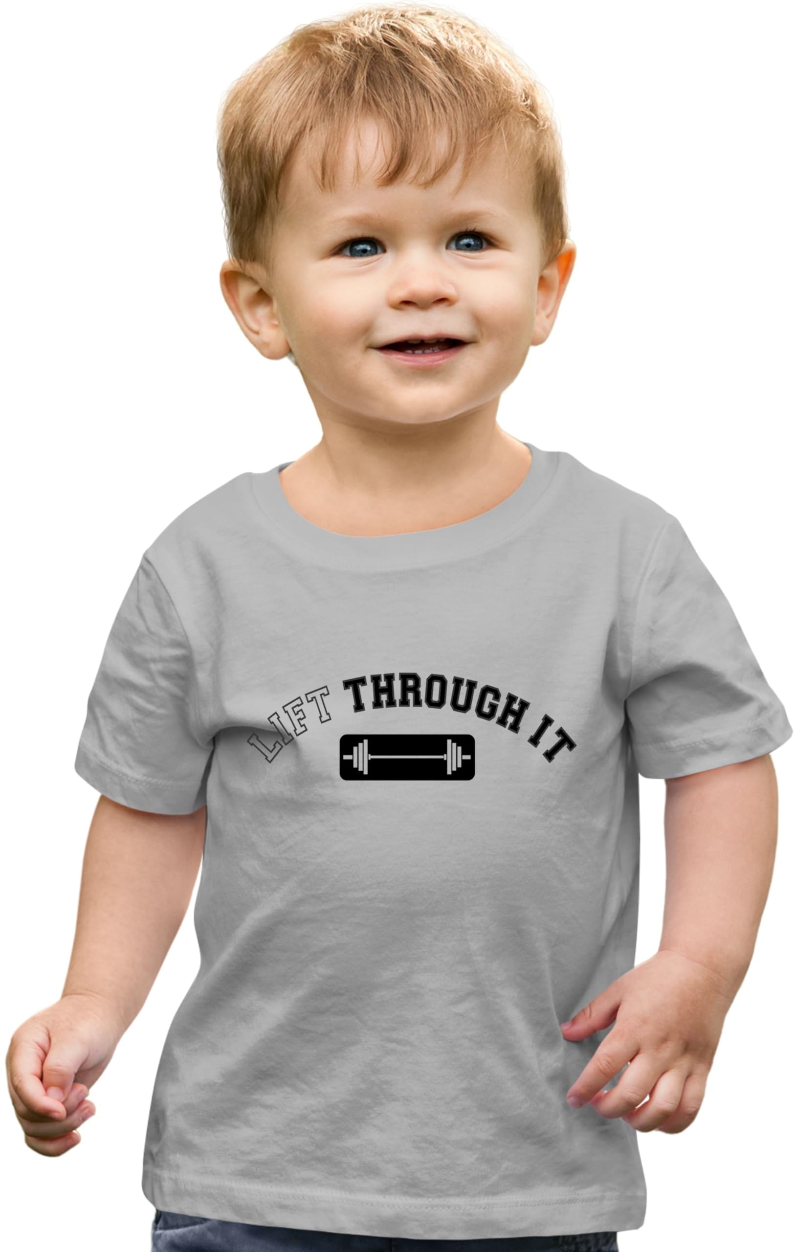 Go All Out Lift Through It Motivational Gym Workout Mens Toddler Women Youth T-Shirt